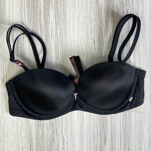 Victoria’s Secret very sexy black strapless push-up bra 32C